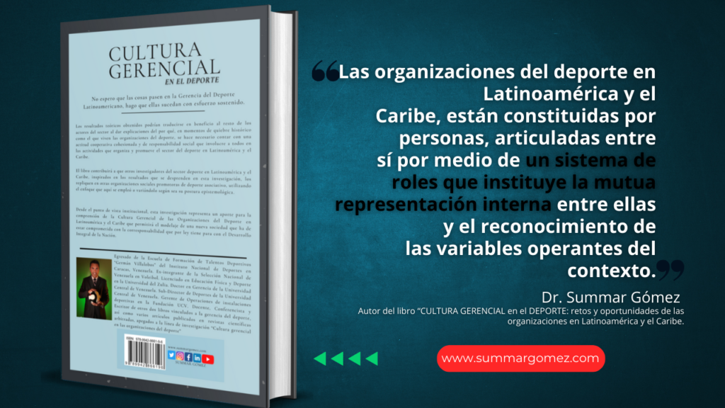 CULTURA GERENCIAL en el DEPORTE: retos y oportunidades de las organizaciones en Latinoamérica y el Caribe.